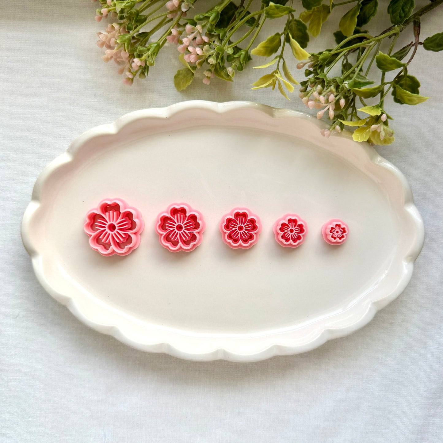 Flower Clay Cutter | 0.2mm Precision Blade, PLA+ Durable 3D Printed Tool