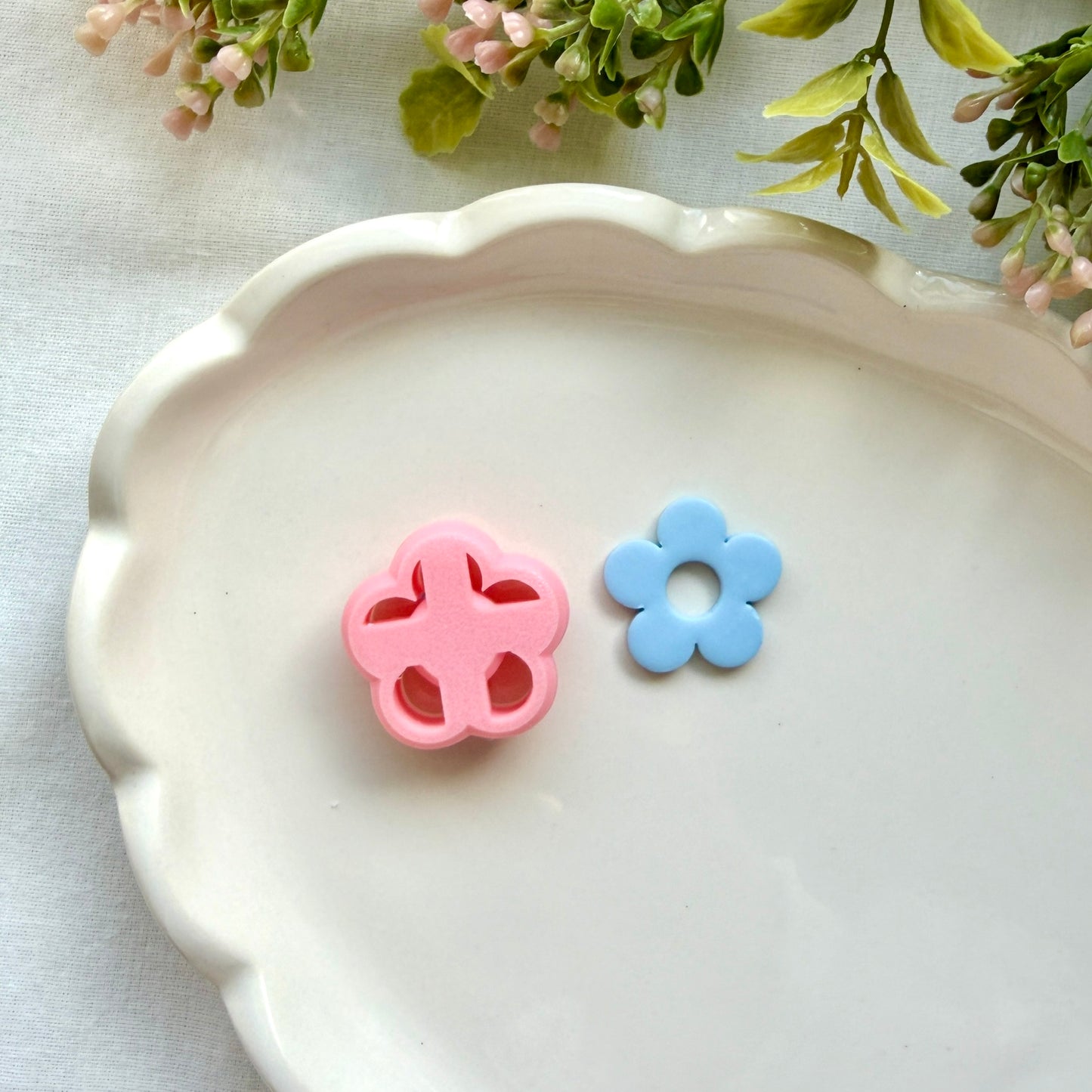 Flower Clay Cutter | 0.2mm Precision Blade, PLA+ Durable 3D Printed Tool