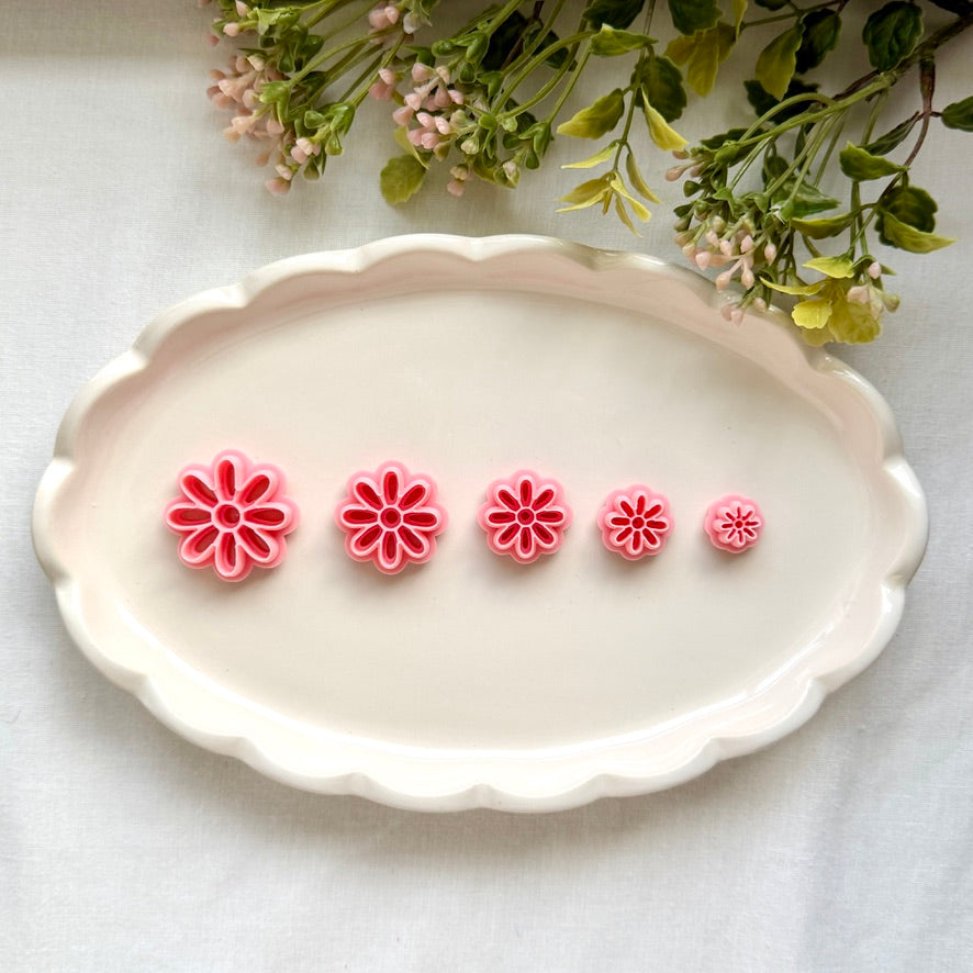 Flower Clay Cutter | 0.2mm Precision Blade, PLA+ Durable 3D Printed Tool