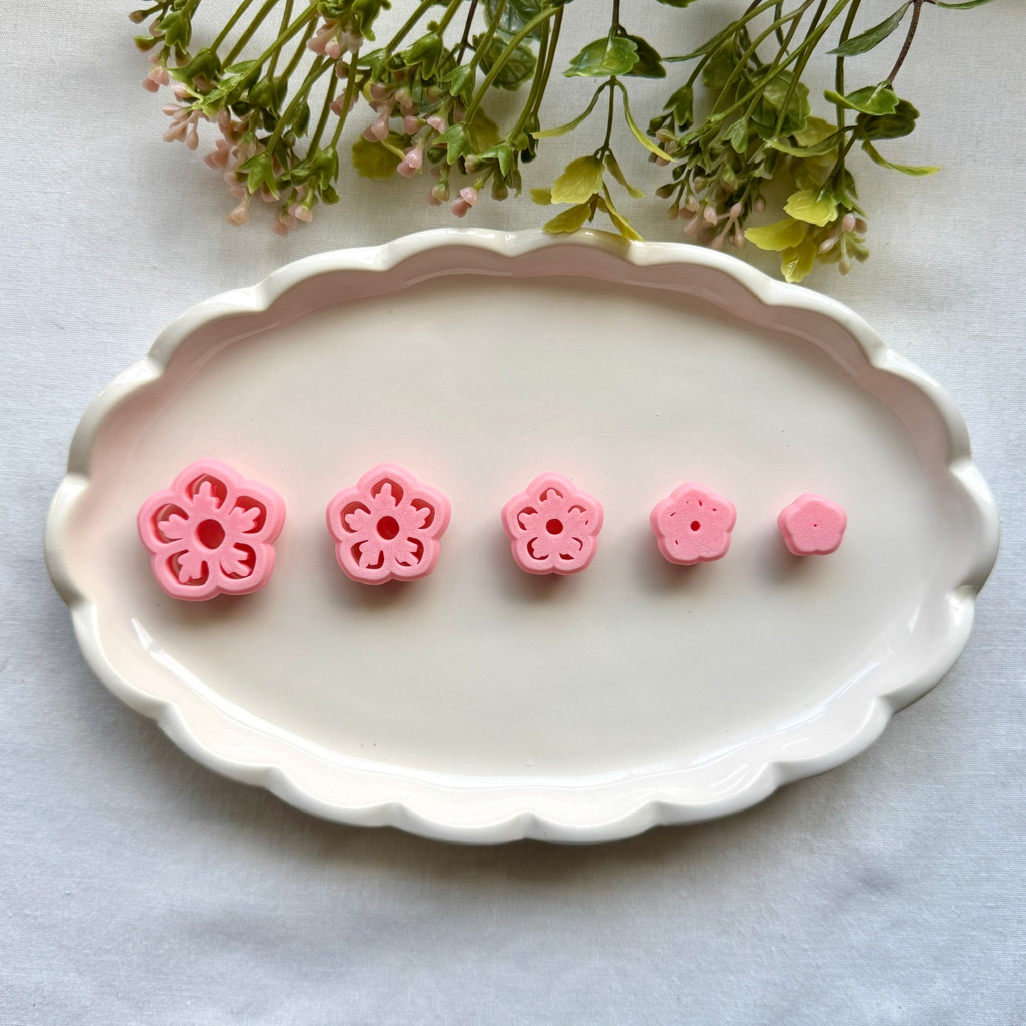 Flower Clay Cutter | 0.2mm Precision Blade, PLA+ Durable 3D Printed Tool