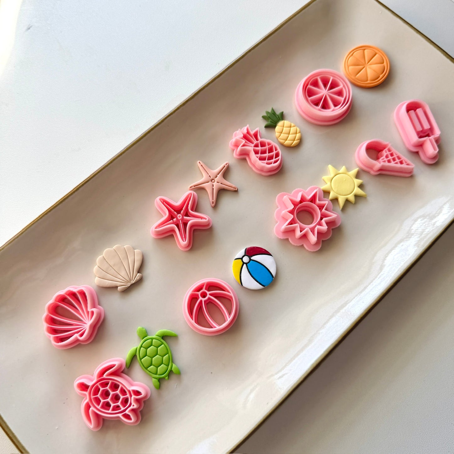 Summer Cutter Bundle | 0.2mm Blade, PLA+ Polymer Clay Jewelry Crafts