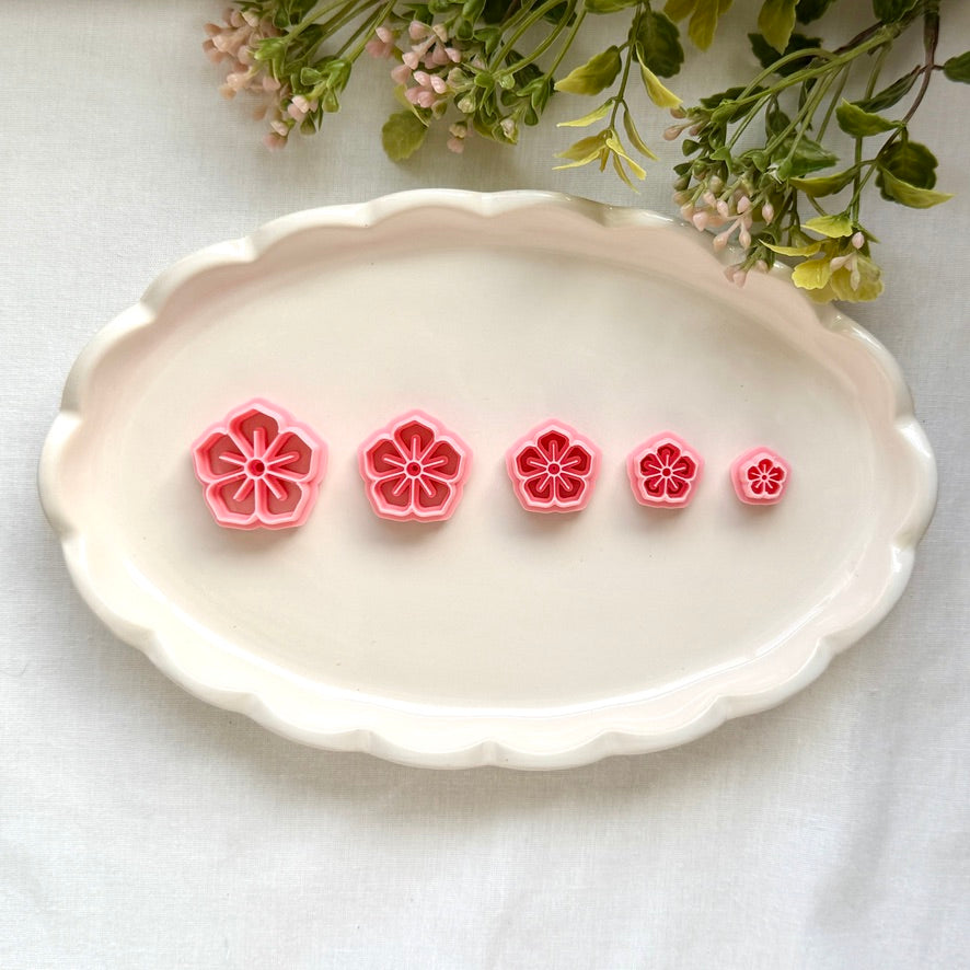 Flower Clay Cutter | 0.2mm Precision Blade, PLA+ Durable 3D Printed Tool