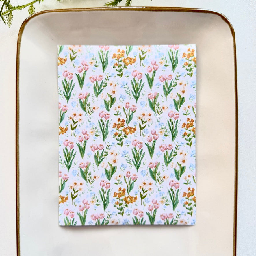 Polymer Clay Transfer Sheet – Water-Soluble, Jewelry Making, Earring Design, Seamless Pattern, Clay Tools - Florals 1