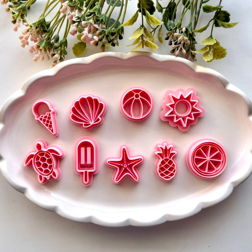 Summer Cutter Bundle | 0.2mm Blade, PLA+ Polymer Clay Jewelry Crafts