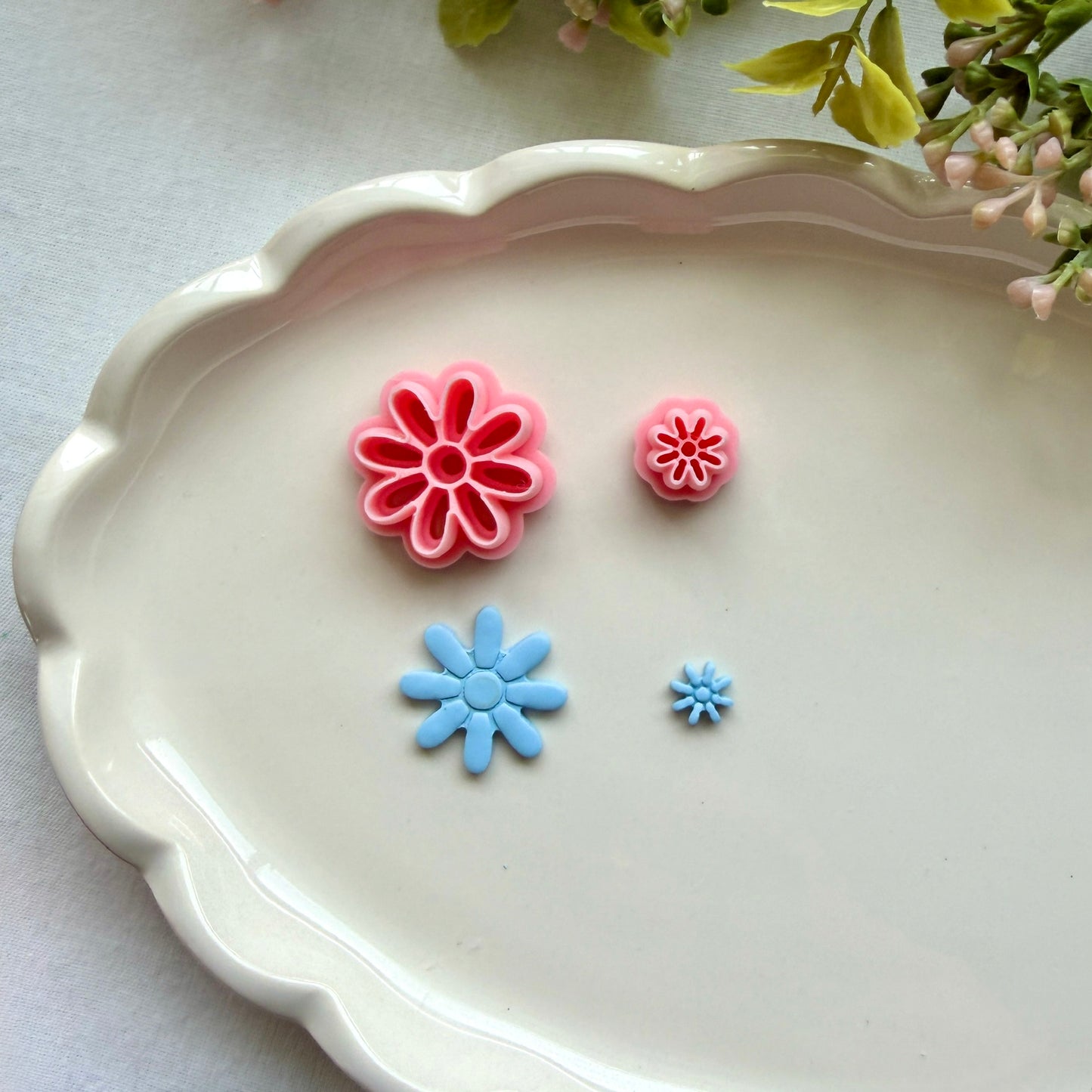 Flower Clay Cutter | 0.2mm Precision Blade, PLA+ Durable 3D Printed Tool