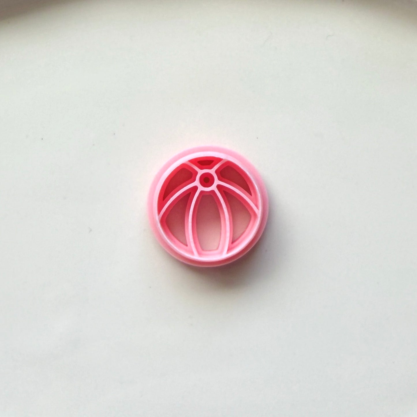 Beach Ball Clay Cutter | Precision 0.2mm Blade, PLA+ Earring Jewelry Crafts