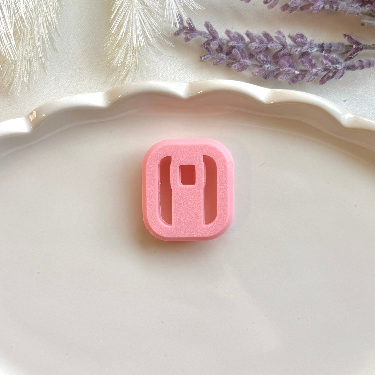 Rounded Square Everyday Clay Cutter 30mm | Precision 0.2mm Blade, PLA+ Earring Jewelry Crafts