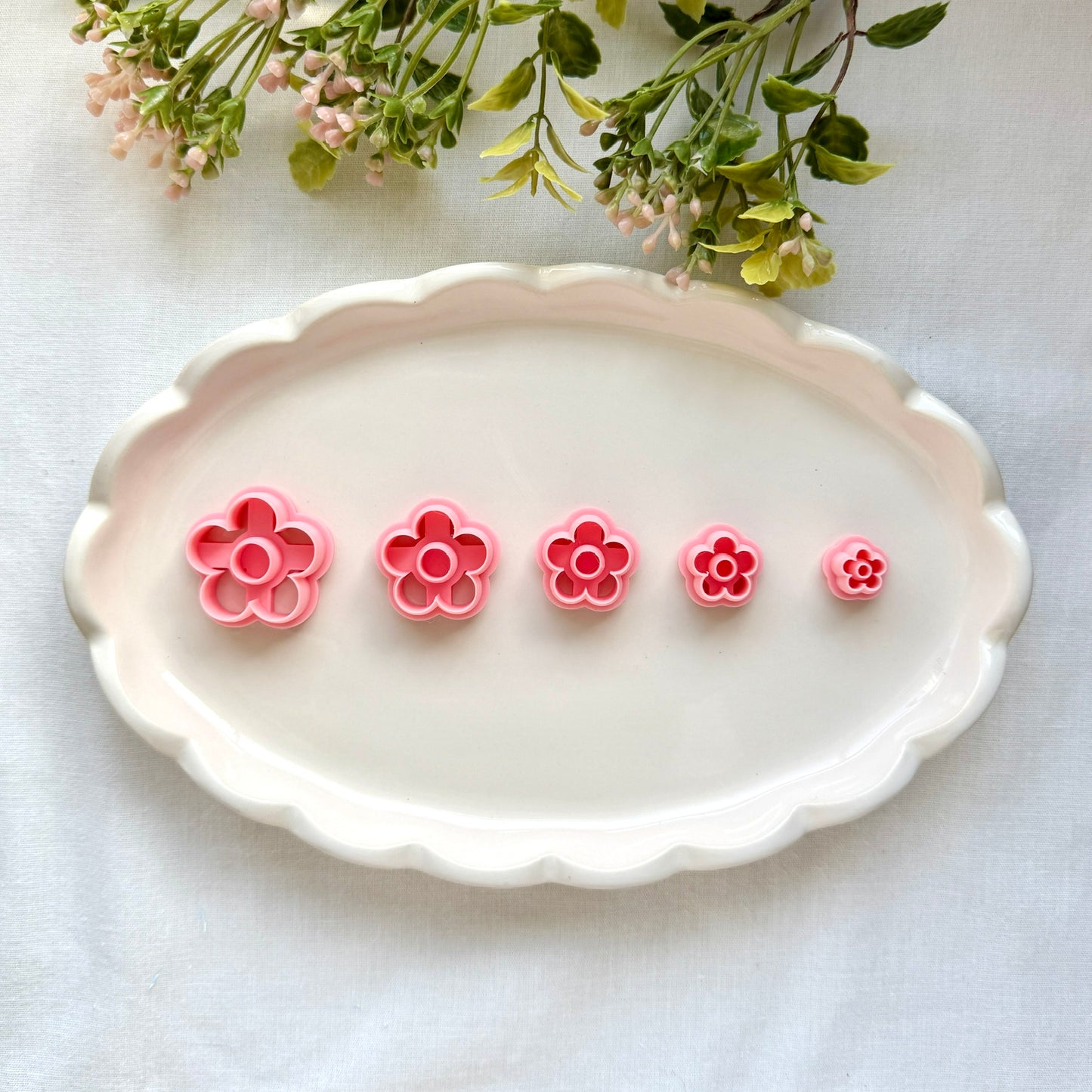 Flower Clay Cutter | 0.2mm Precision Blade, PLA+ Durable 3D Printed Tool