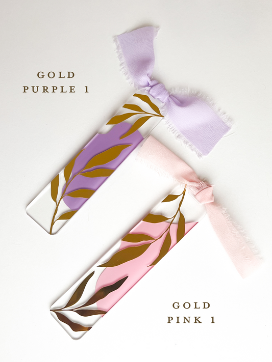 Acrylic Bookmark with Chiffon Bow