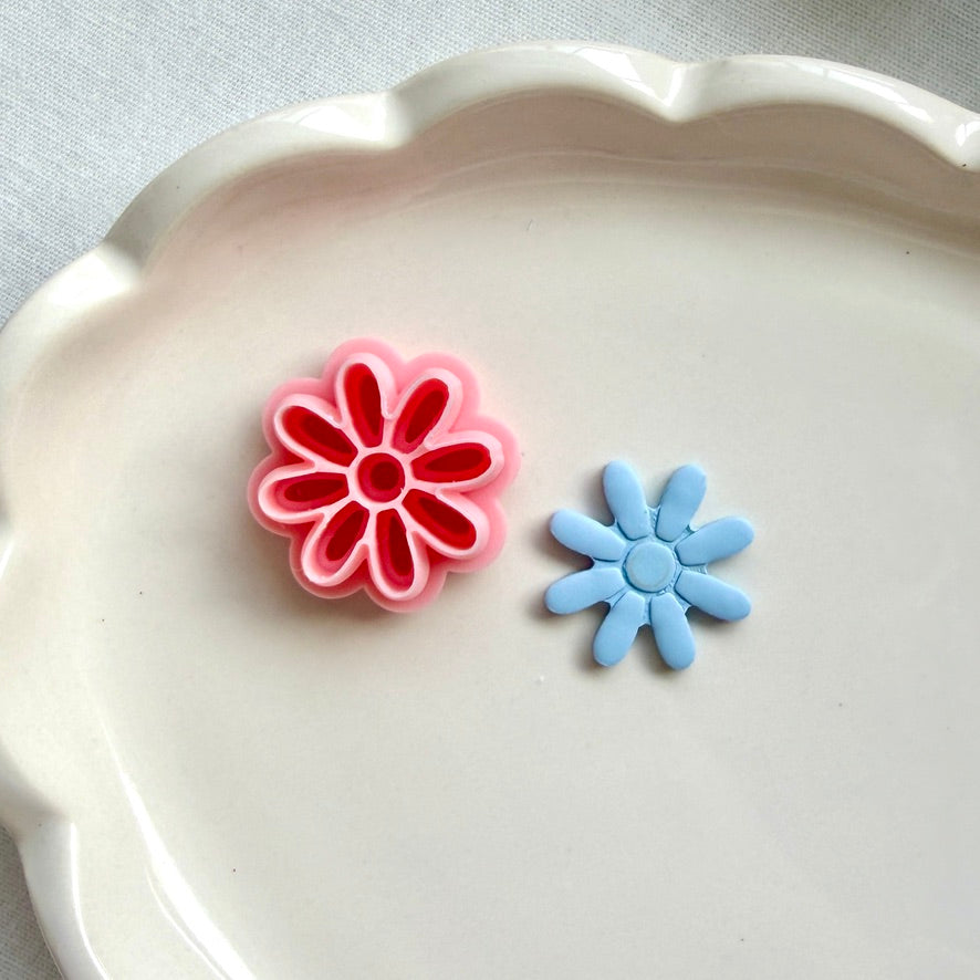 Flower Clay Cutter | 0.2mm Precision Blade, PLA+ Durable 3D Printed Tool