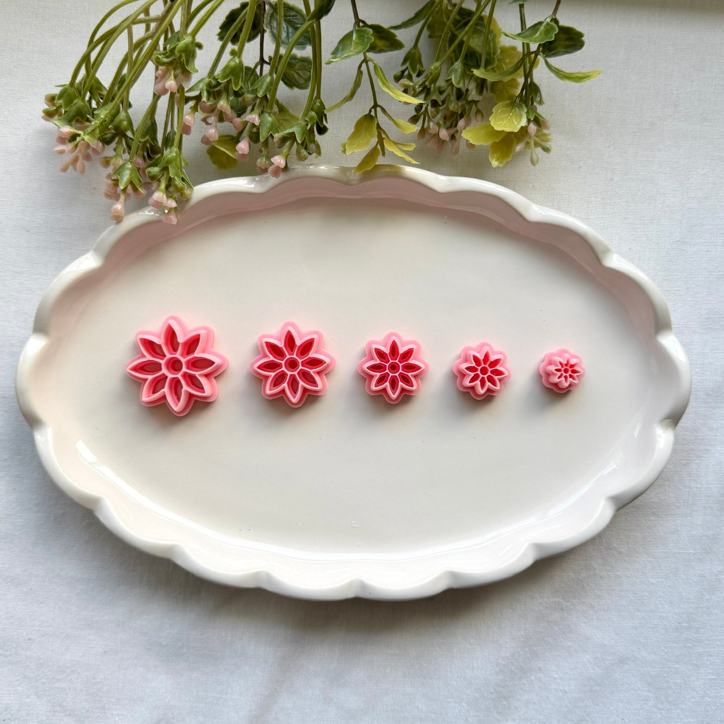 Flower Clay Cutter | 0.2mm Precision Blade, PLA+ Durable 3D Printed Tool