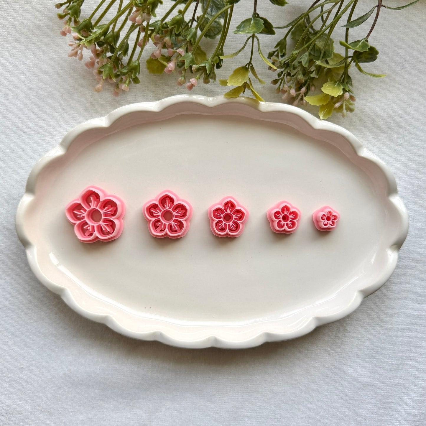 Flower Clay Cutter | 0.2mm Precision Blade, PLA+ Durable 3D Printed Tool