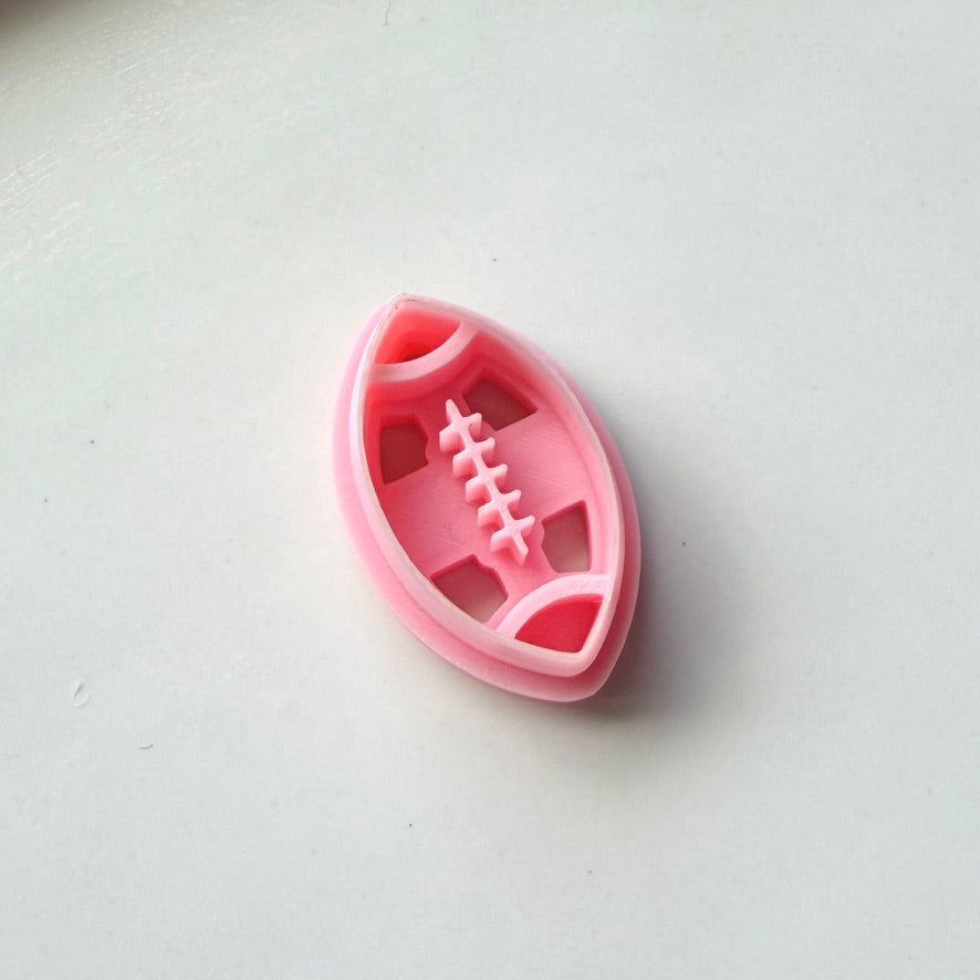 Football Clay Cutter | Precision 0.2mm Blade, PLA+ Earring Jewelry Crafts