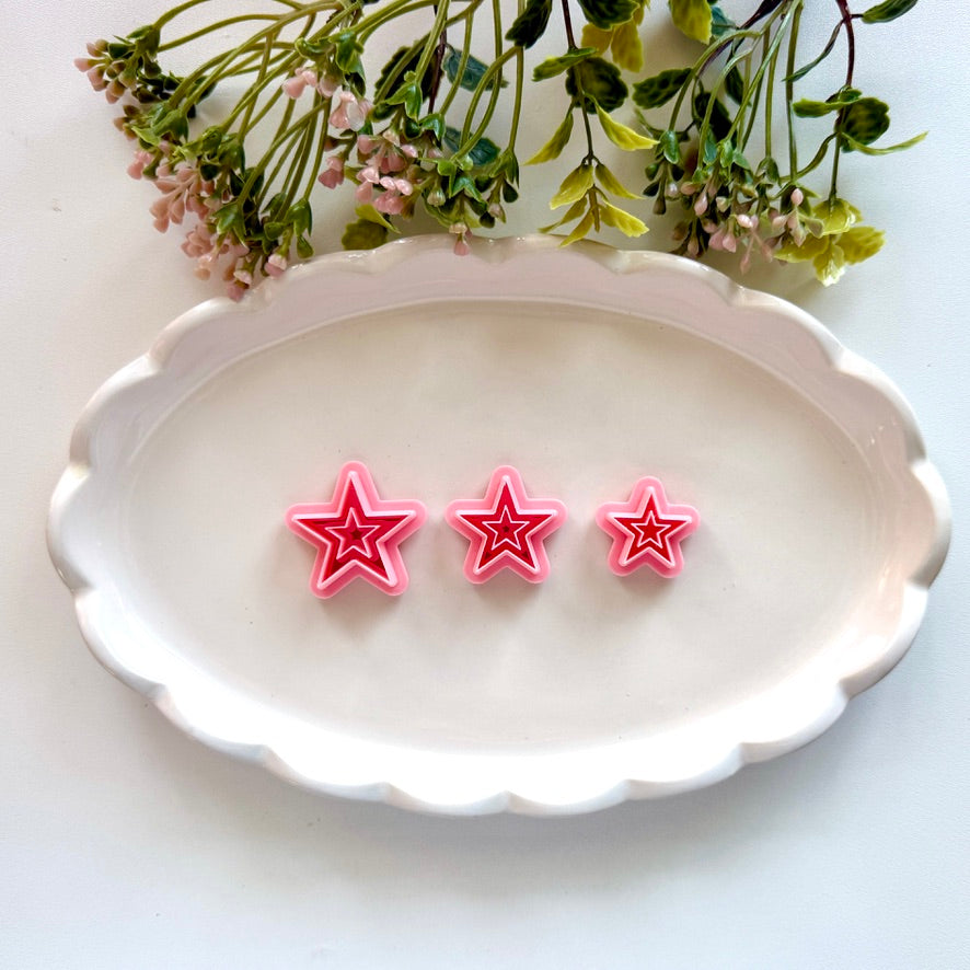 Star Clay Cutter | Precision 0.2mm Blade, PLA+ Earring Jewelry Crafts
