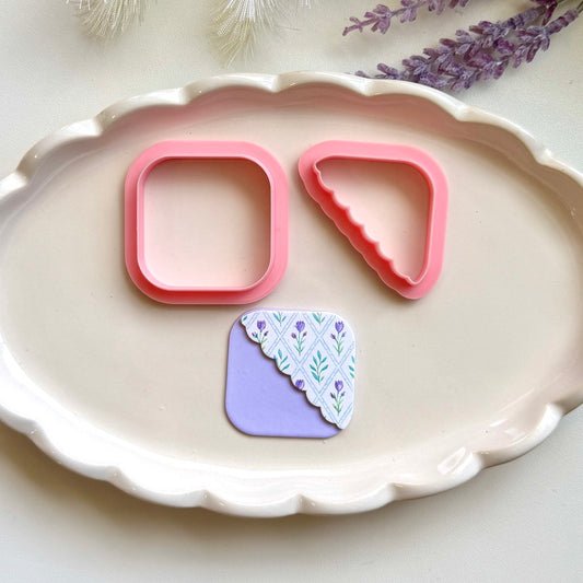 Bookmark Builder Clay Cutter | PLA+ Earring Jewelry Crafts, Cottage Core Garden Tool 45mm x 45 mm base