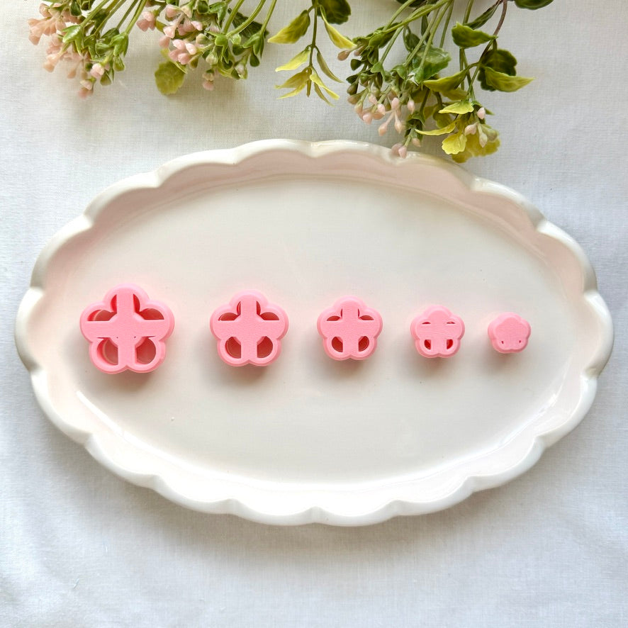 Flower Clay Cutter | 0.2mm Precision Blade, PLA+ Durable 3D Printed Tool